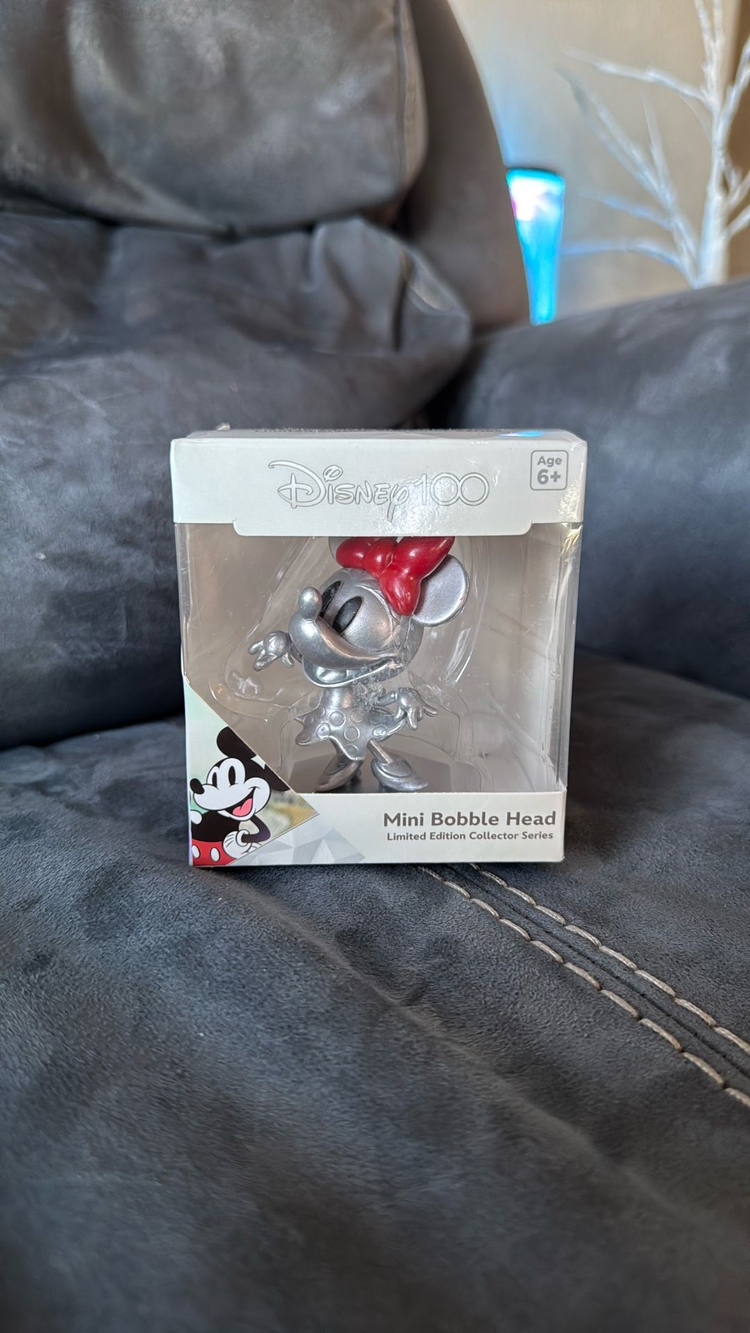 New Disney 100 Minnie Mouse Mini Bobble Head Limited Edition Collector Series