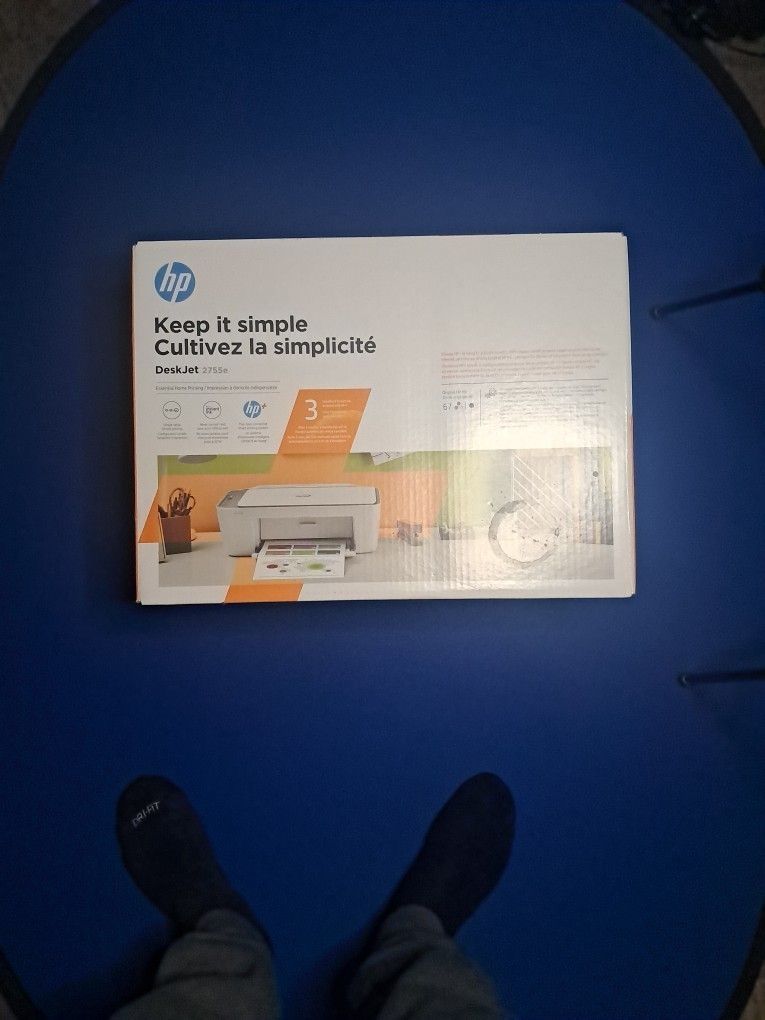 NEW HP DeskJet 2755e Printer – White 🖨️✨
