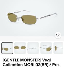 Gentle Monster Mori brown tint foldable sunglasses