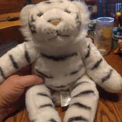 2000 Build-A-Bear White Tiger Retired
