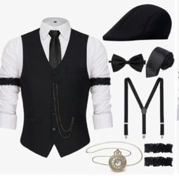 1920s Gatsby Men's Costume Accessory Set Halloween