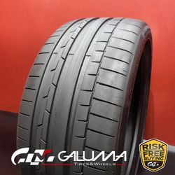 1 (One) Tire LikeNEW Continental SportContact 6 (MO1) 255/35ZR19 No Patch #94760