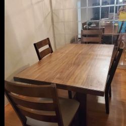 Beautiful Brown 5 PC  Dining Set
