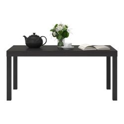 Mainstays Parsons Coffee Table, Espresso 17.5"H x 39"W x 19"D