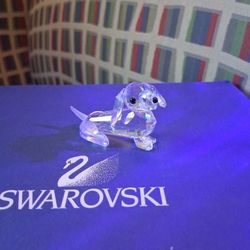 Swarovski Crystal Little Weiner Doggy