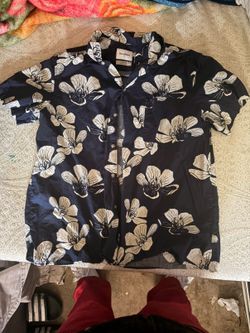 short-sleeve floral camp shirt Goodfellow & Co