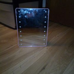 Lighted Mirror Good For All Facial Needs Makeup Eyeshadow Eyebrows Ect