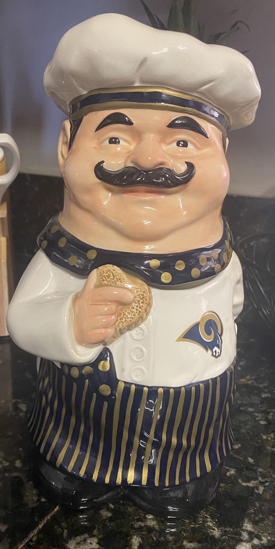 NFL RAMS Cookie Jar