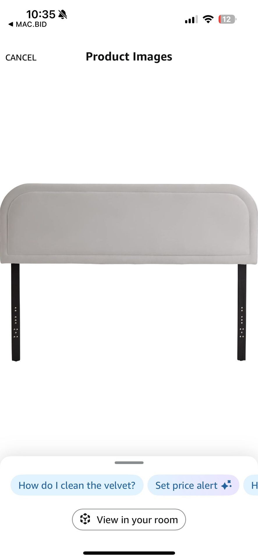 Headboard queen size