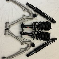 CHEVY SILVERADO:CADILLAC GMC SIERRA : YUKON FRONT AND REAR STRUTS WITH LOWER CONTROL ARMS