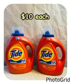 Tide Detergent 80 fl Oz, $10 each‼️