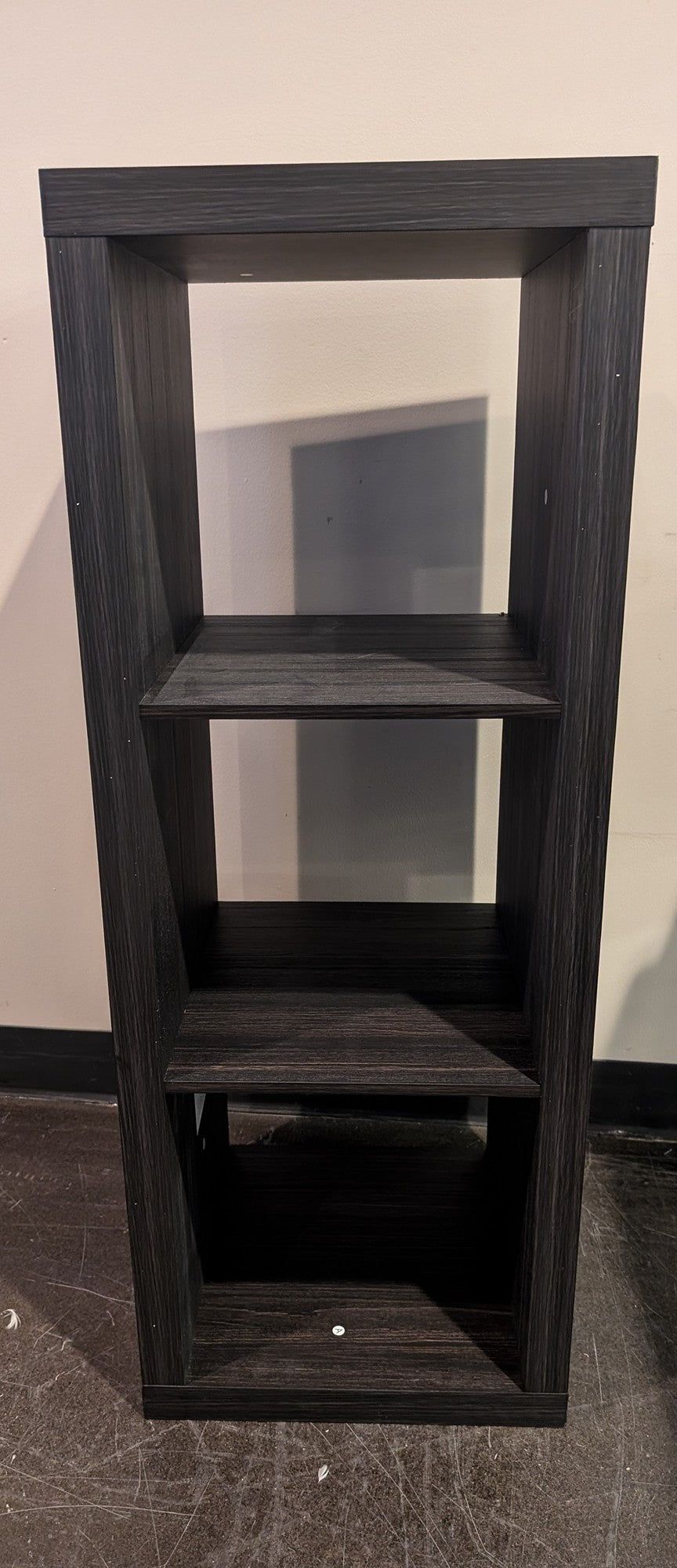Modern Charcoal Four-Tier Storage Shelf