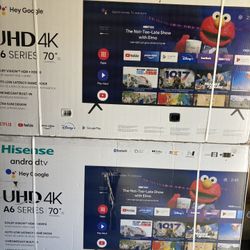70” inch Hisense Smart Android UHDTV 4K 