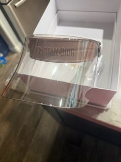 Christian Dior Clear Visor Hat