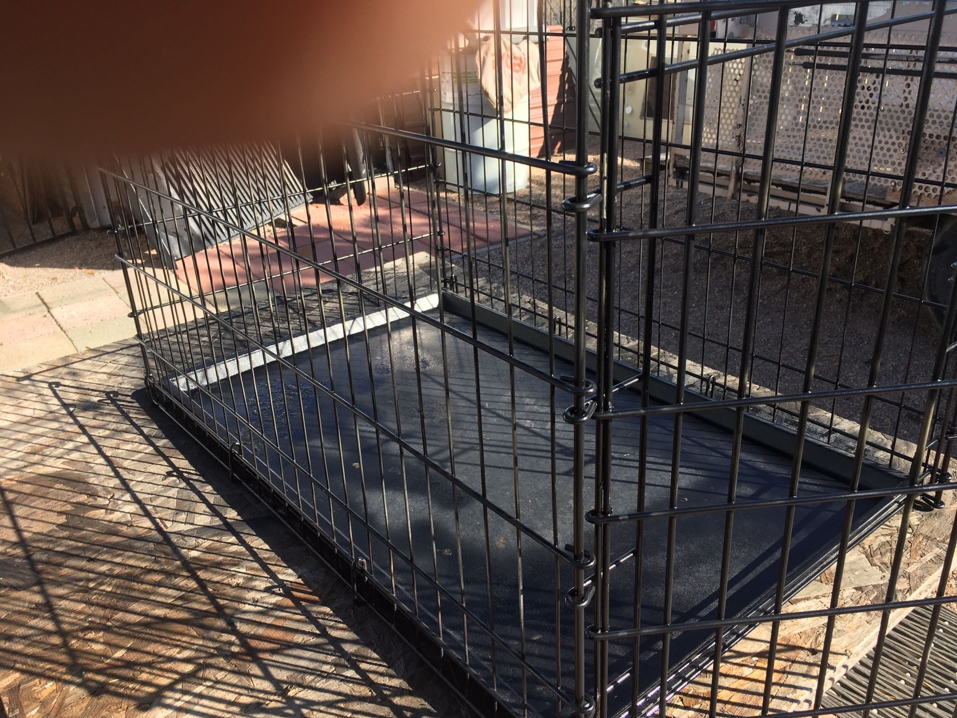 Large dog cage