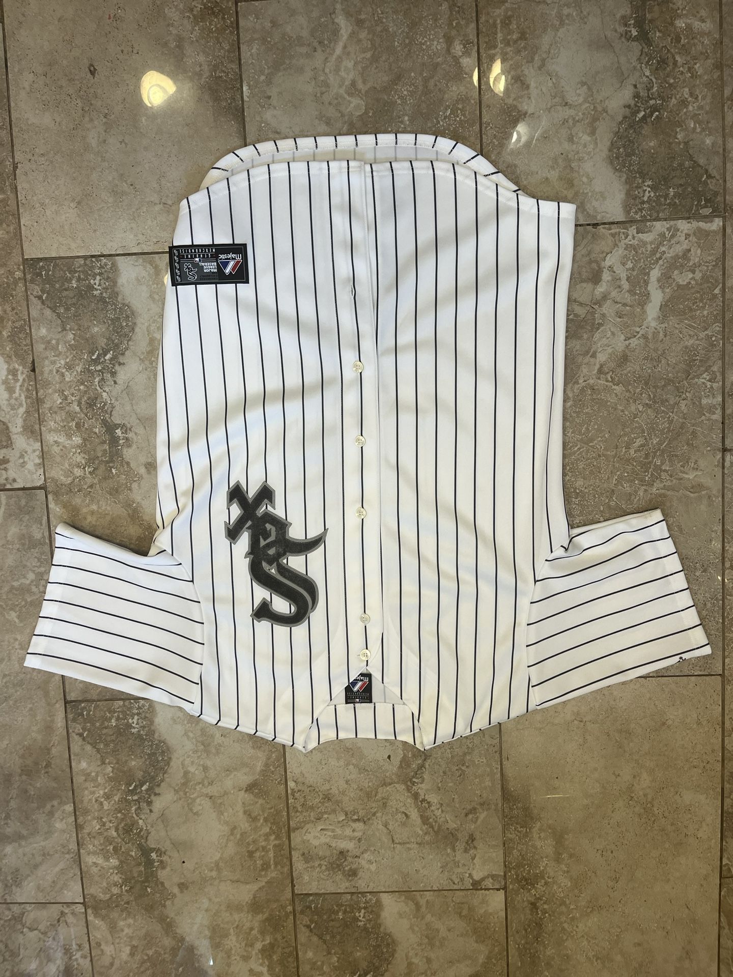 Alex Rios Stitched Majestic Chicago White Sox MLB Baseball Jersey Size Medium