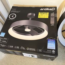Artika Austin 23" LED Fandelier / Chandelier. Sealed box- New. Never opened box. Several available