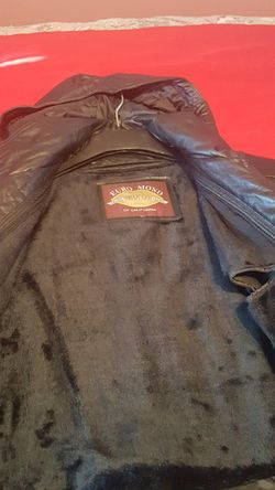 XL leather jacket hunter new euro mond for man