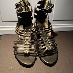Black Strappy Heels