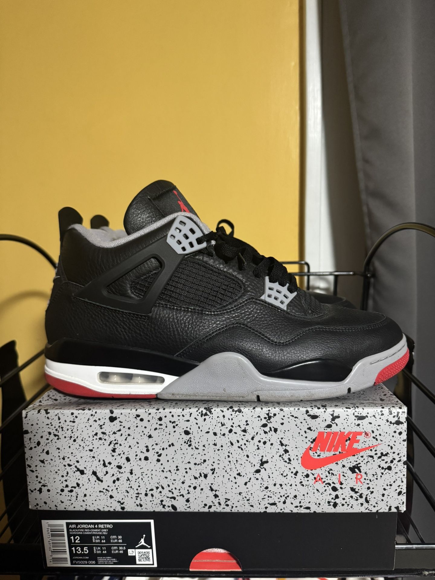 Nike Air Jordan Retro 4 Bred Reimagined