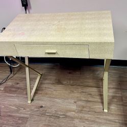 Gold Glam console table desk
