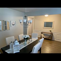 Formal Dinning Table And Accessories 