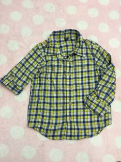 Baby gap boys plaid shirt 4