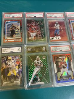 PSA Graded Cards Baseball , Football And Basketball