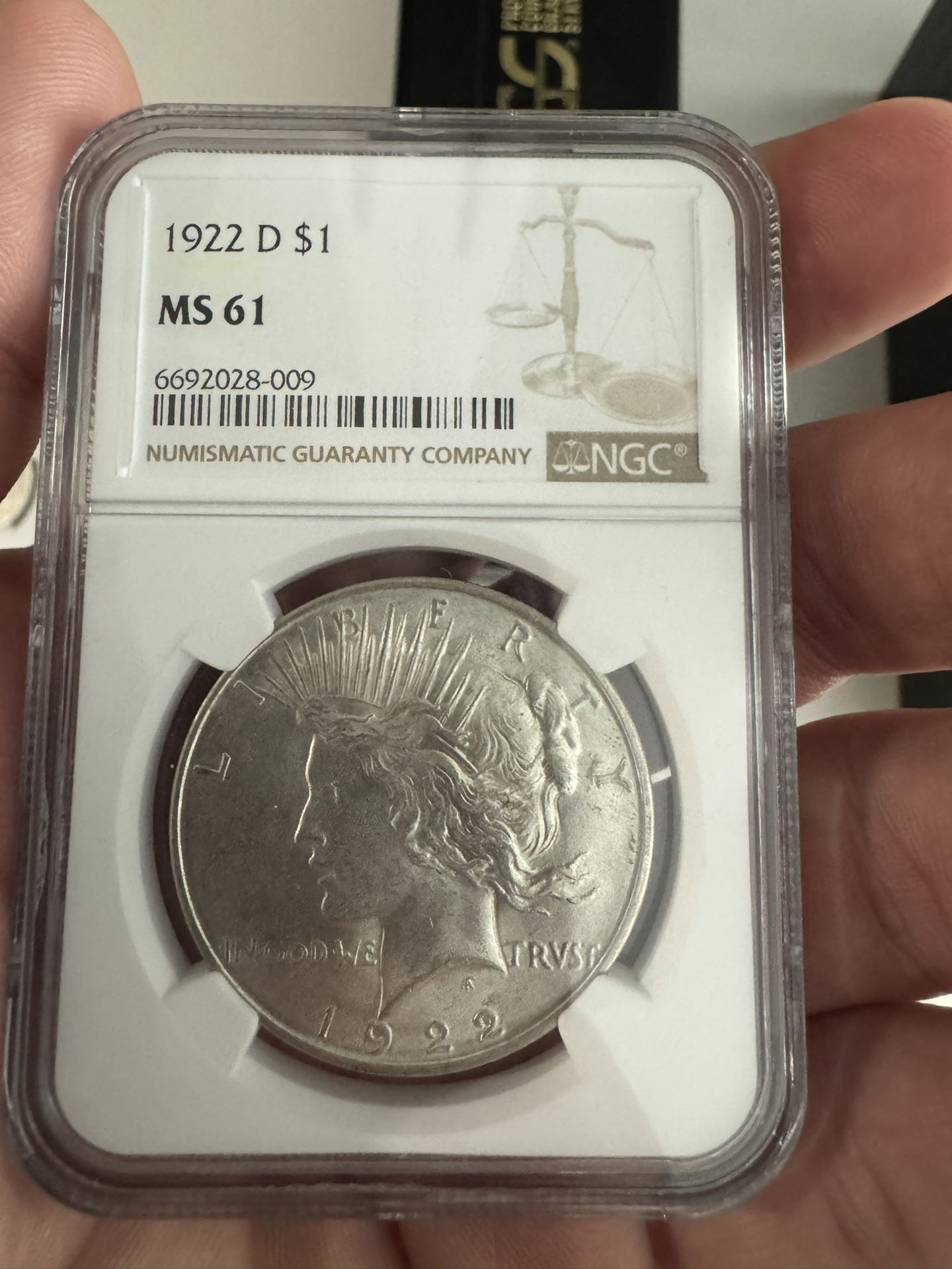1922 D $1 MS61