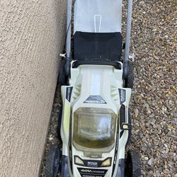 Ryobi 40 Volt Lawn Mower For Parts