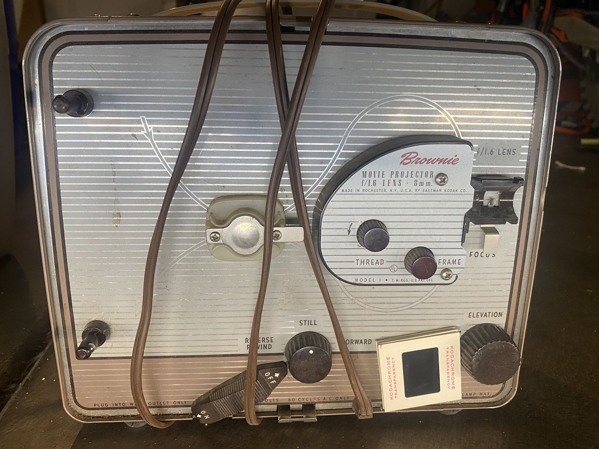 Vintage Kodak Brownie Movie Projector Film with an F/1.6 8mm lens Brownie 300 model
