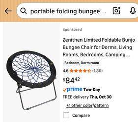 Portable Folding Bungee Chair