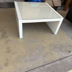 Glass Top Coffee Table 