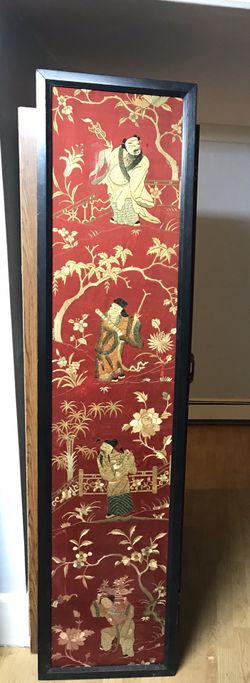 Antique Chinese hand Embroidered really nice