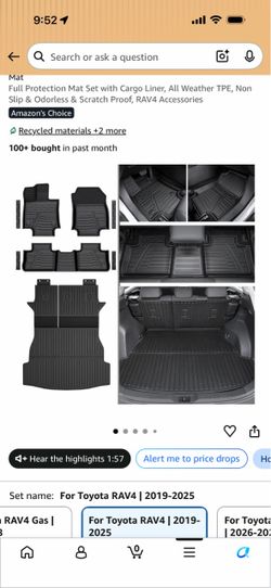 Toyota rav 4 floor mats