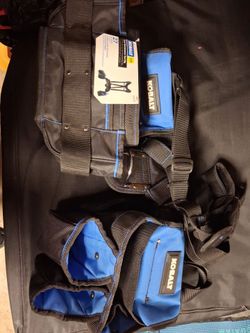 Kobalt Tool Bags Set Black and Blue