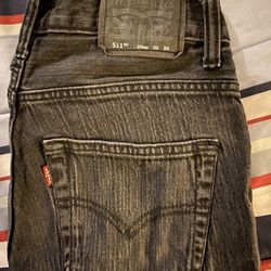 Levis 511 Size (20 Reg) 30x30 Black