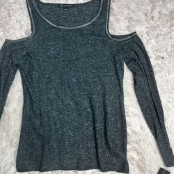 Open Shoulder Long Sleeve