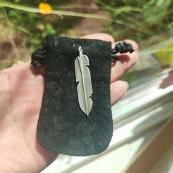 Chrome Hearts 2" Feather Peandant