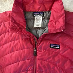 Patagonia; Pink Polyester Coat; Women's M