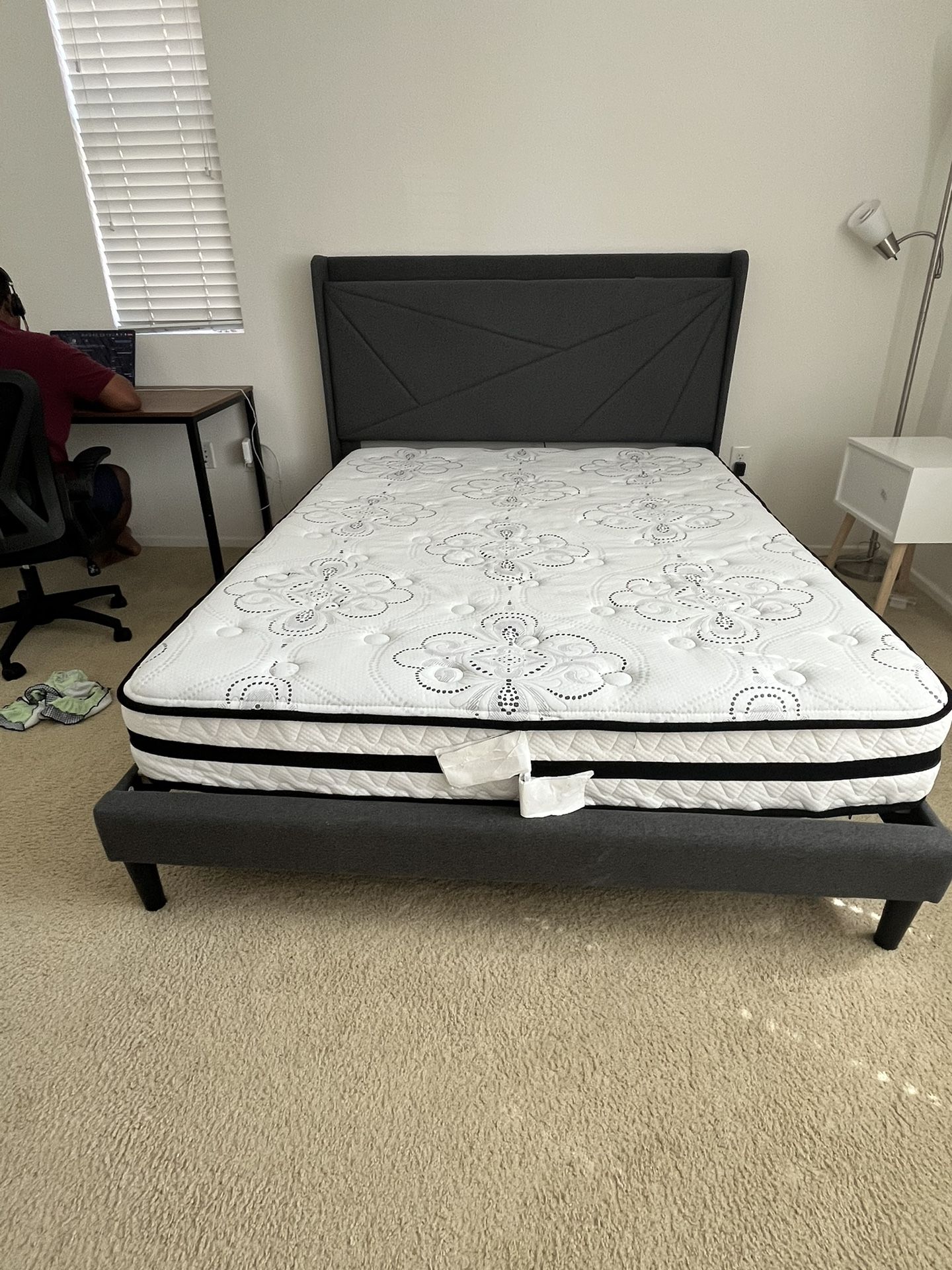 Queen Size Bed with Mattress