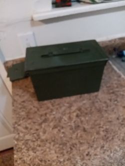 Vintage Ammo Can Box