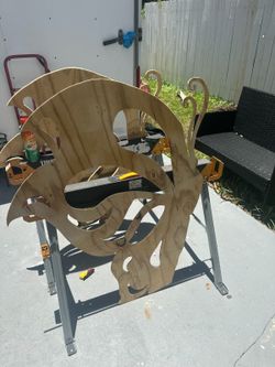 Butterfly wooden prop set