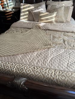 queen bed sets with two  nights stand 