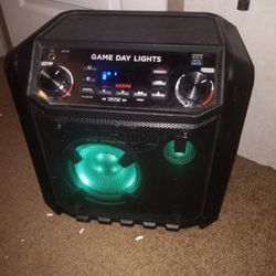 Game day best sale lights speaker