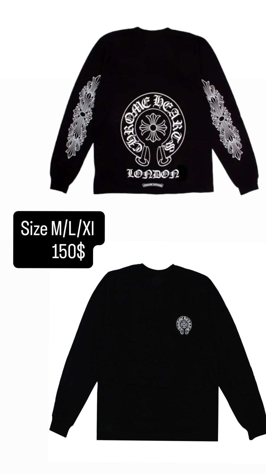 Chrome Hearts Los Angeles Excluisve L/S T-shirt Size M/L/Xl