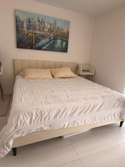 Bed Frame with Mattress