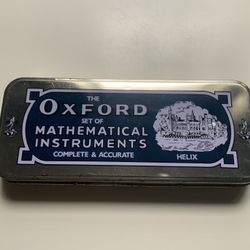 Helix Oxford Mathematical Instruments Tin Box