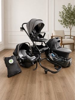 Nuna Stroller with Car Seat and Bassinet