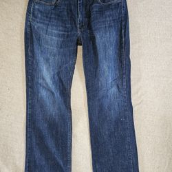 MEN LEVI JEANS 514 Tag 36x30 Straight Fit Blue Pants (contact info removed) 